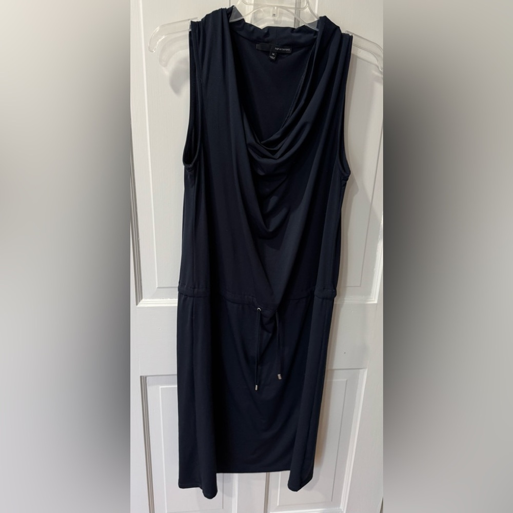 Elegant Navy Sleeveless Dress